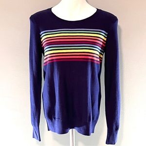 Women’s GAP chest stripe crewneck pullover sweater